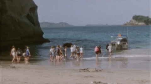 Super 8 - Summer Beach Activities Stock Footage 119807380