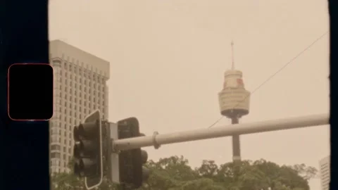 Super 8 | Sydney Tower Eye - Vintage Film Stock Footage 130427041