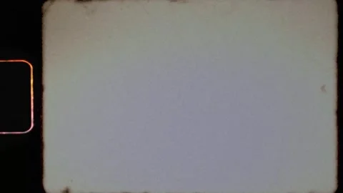 Super 8mm Dust &amp; Scratch Overlay with Authentic Reel Texture with Light Flicker Stock-Footage 311553355