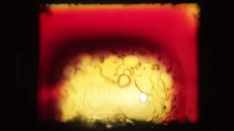 Super 8mm Film Stock Burn Abstract Stock Footage
