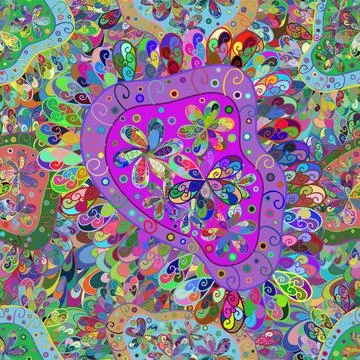 Super abstract cute and nice interesting picture Stock Illustration