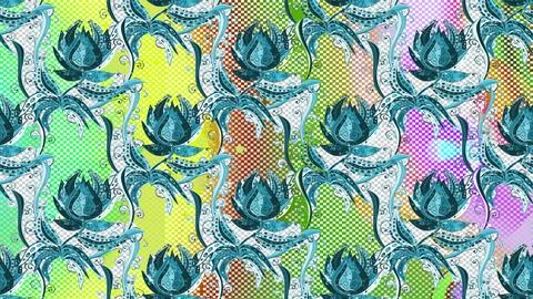 Super abstract cute and nice interesting picture Illustration