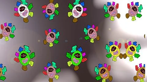 Super abstract cute and nice interesting picture Stock Illustration