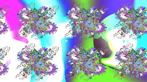 Super abstract cute and nice interesting picture Illustrazione stock