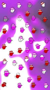 Super abstract cute and nice interesting picture Stock-Illustration