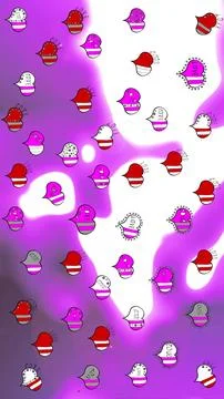 Super abstract cute and nice interesting picture Stock-Illustration