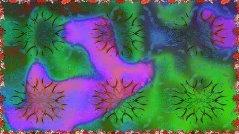 Super abstract cute and nice interesting picture Stock Illustration