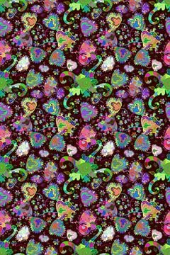 Super abstract cute and nice interesting picture Stock Illustration