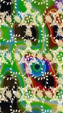 Super abstract cute and nice interesting picture Stock-Illustration