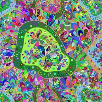 Super abstract cute and nice interesting picture Stock Illustration