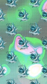Super abstract cute and nice interesting picture Stock Illustration