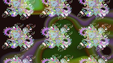 Super abstract cute and nice interesting picture Stock Illustration
