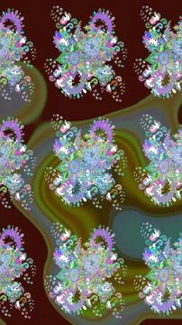 Super abstract cute and nice interesting picture Stock-Illustration