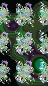 Super abstract cute and nice interesting picture Stock Illustration