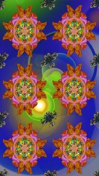 Super abstract cute and nice interesting picture Stock Illustration