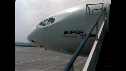 Super Air Charter Airplane Stock Footage 278100809