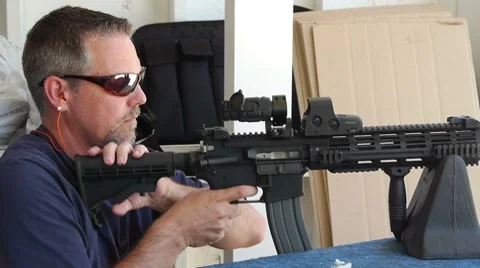 Super AR-15 Stock-Footage 8650208