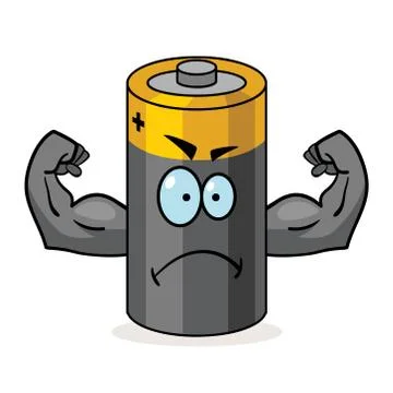 Super Battery Stock Illustration