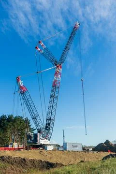 Super Big Construction Cane Stock Photos