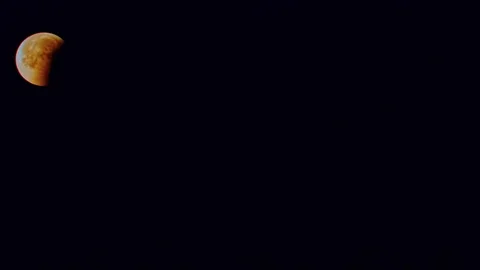 Super Blue Blood Moon 2018 Stock Footage 85279727