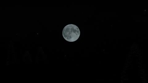 Super Blue Moon Epic Time lapse August 30th, 2023 in 4K Stock Footage 249270337
