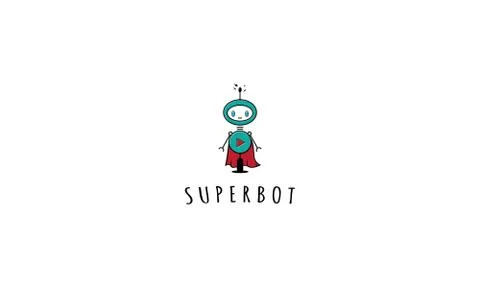 Super bot vector image Stock Illustration