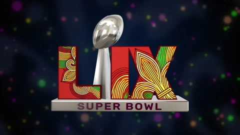 Super Bowl LIX Loop Animation Stock Footage 299953870