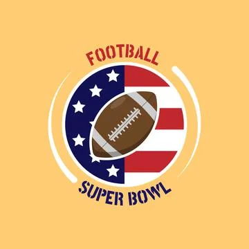 Super Bowl Logo Stock-Illustration