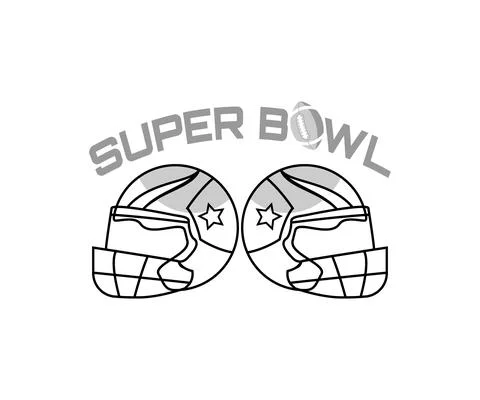Super bowl vector illustration Stock Illustration