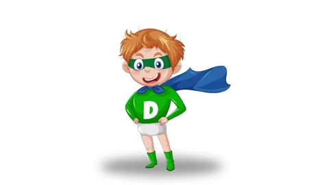 Super Boy in Action Stock Footage 280816976