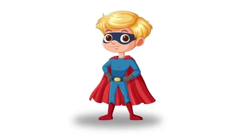 Super Boy Animation Sequence Stock Footage 279543163