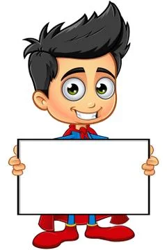Super Boy Character Stock Illustration