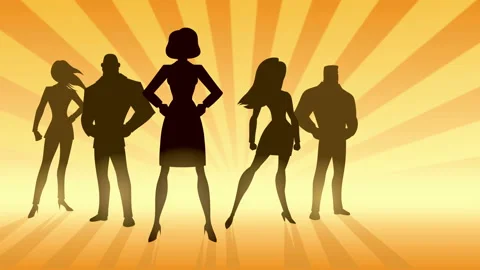 Super Business Team Stock Footage 111269669