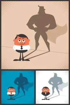 Super Businessman Stock Illustration