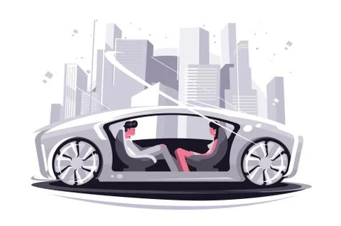 Super car of future Illustrazione stock