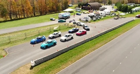 Super Car Line up Stock Footage 83694072