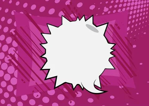 Super Cartoon Abstract Background, comic book speech bubble backdrop. Retro.. Stock Illustration