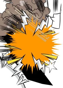 Super Cartoon background, comic book backdrop. Awesome retro vector comics .. Stock Illustration