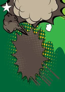 Super Cartoon background, comic book backdrop. Awesome retro vector comics .. Stock Illustration