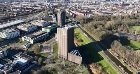 Super computer, data center, computing center at university of Amsterdam Vídeo Stock 304830130