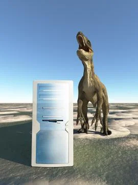 Super computer Stock Illustration