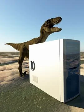 Super computer Stock Illustration