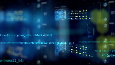 Super computer server racks in datacenter,concept of big data storage and mining Vídeos de archivo 140739695