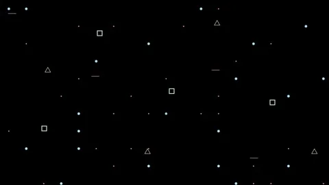 Super cool posterize frames multi shapes geometrical slideshow background Vídeo Stock 273535752