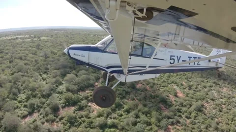 Super Cub flight Tsavo 1 動画素材 232819583