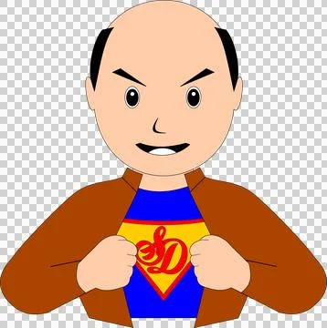 Super Dad 库存插图