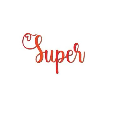 Super design logo Stock Illustration
