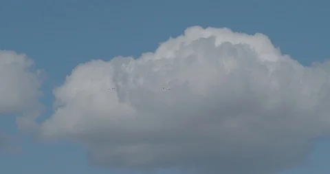 Super Dimona propeller airplane pulling HK36 Super Dimona glider into the sky Stock Footage 94334357