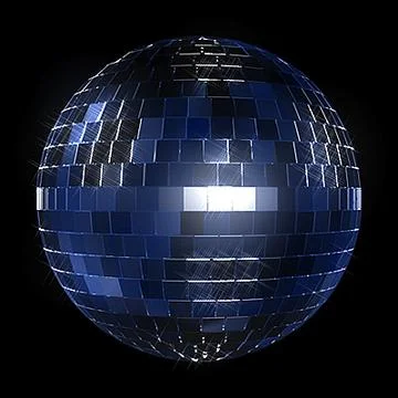 Super Disco Fashion Ball 3D Model