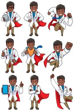 Super Doc Indian Stock Illustration